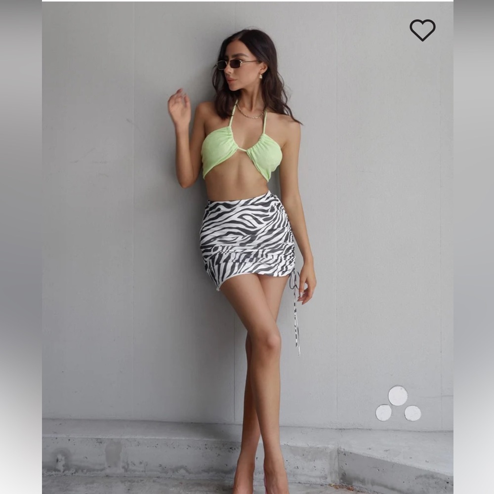 Princess Polly Zebra Mini Skirt